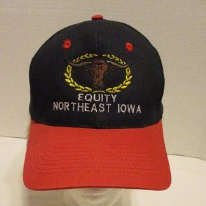 Iowa Steer Cap Black Red Yellow Snapback Graphic Embroiderd Outdoors Hat